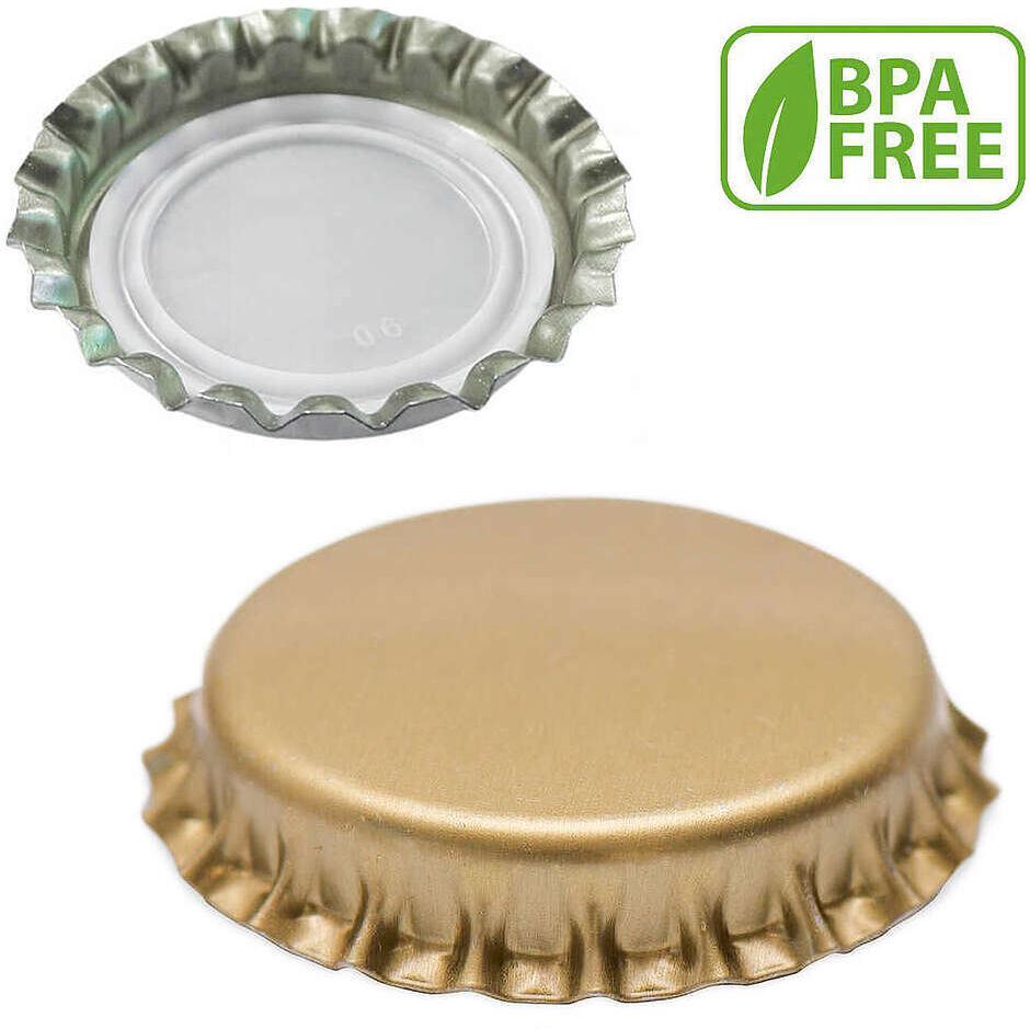 Polsinelli Tappo a corona oro ⌀29 (7000 pezzi)