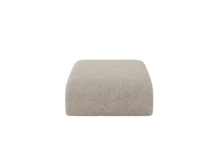 ALTDECOR Pouf Wohnzimmer Sitzhocker MIRA-PUF 91x89x40 Beige Sitzsack Cord Sitzpuff Pouf Hocker mit Füllung