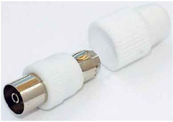 e+p Raccord coaxial KW 4 S blanc (000237300000)