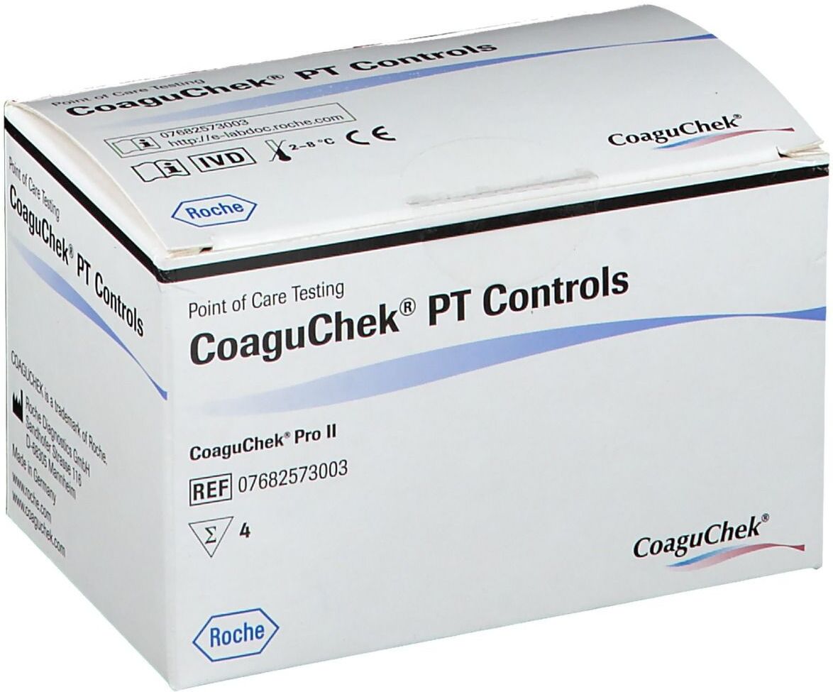 Coaguchek PT Controls Lösung 1x4 St