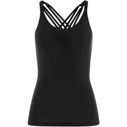 Mandala, Damen, Sportshirt, Infinity Top (L), Schwarz