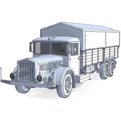 Roden Vomag 8 LR LKW WWII German Heavy Truck