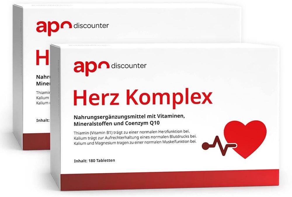 Herz Komplex Tabletten von apodiscounter 2x180stk