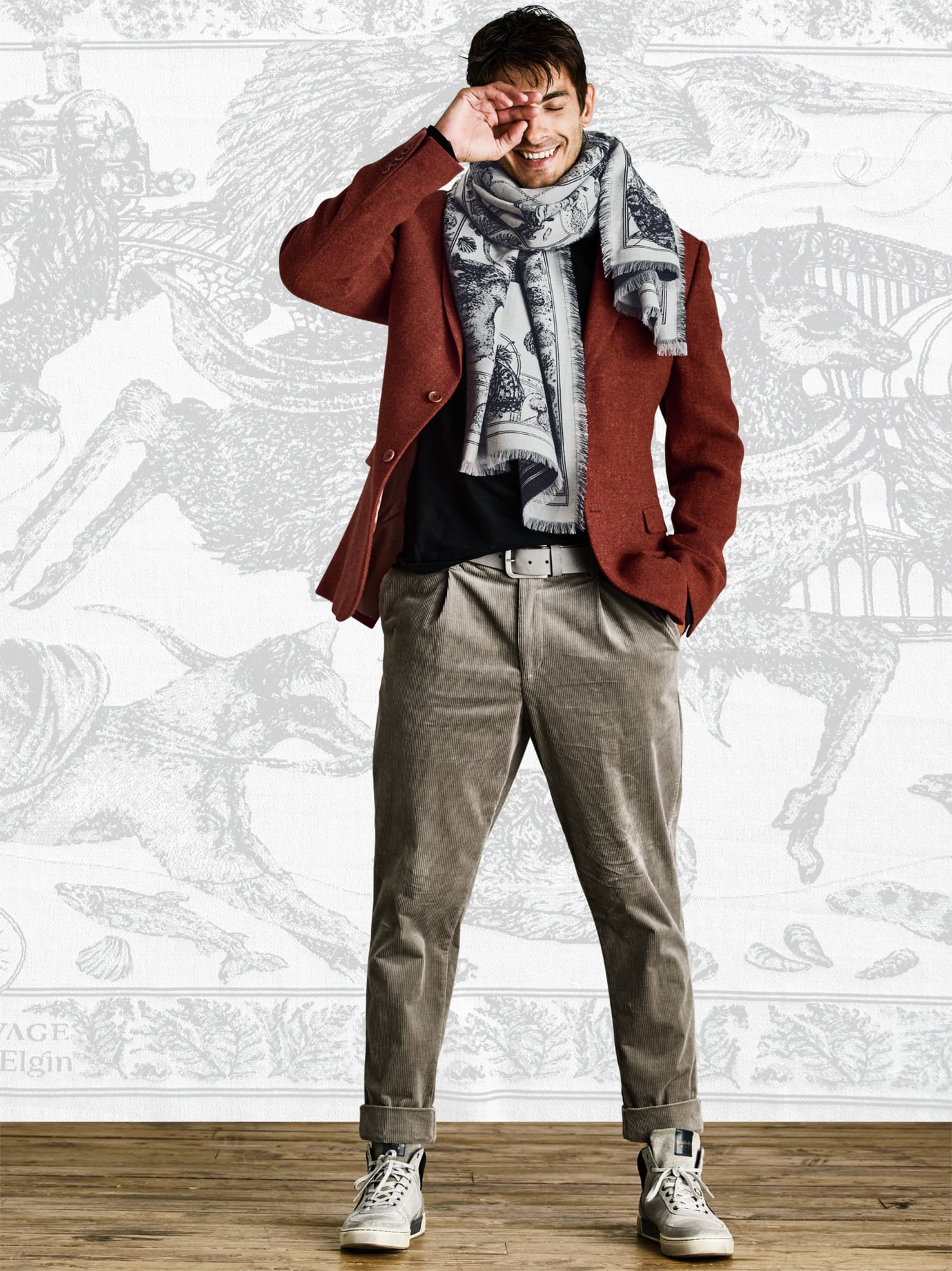 Mey & Edlich 24/7-Cordhose Grau 54