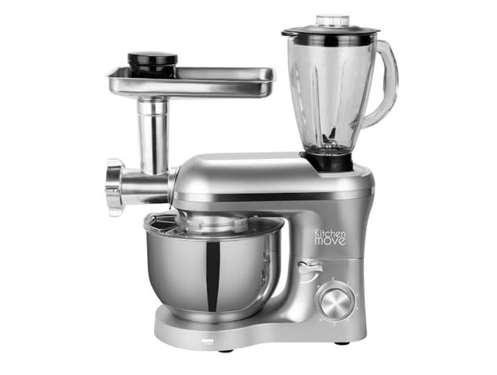 VIPER PRO Multifunktions-Küchenmaschine, 1500 W, Schüssel 5,5 l, Stahlgrau
