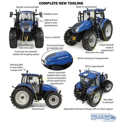 Universal Hobbies New Holland T5.120 Traktor 2025 7202