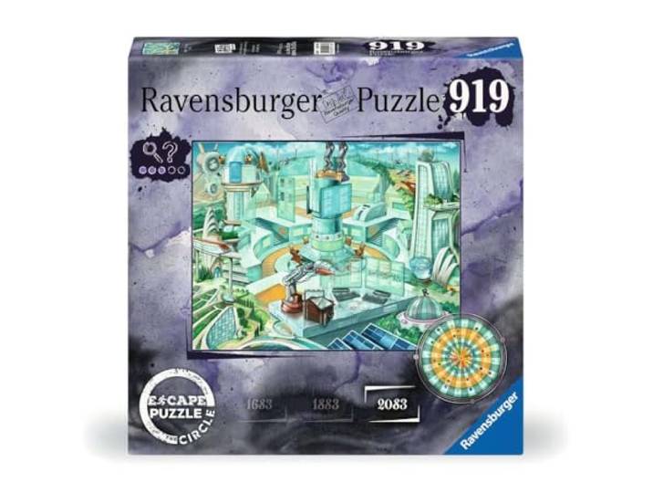 Ravensburger - Puzzel The Circle 2083, Escape Room, Case oplossen, puzzel 920 stukjes, puzzel voor volwassenen, puzzels, cadeaus voor volwassenen, 70 x 50 cm