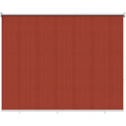 vidaXL Außenrollo 90% UV-Block Terrakotta 180 x 140 cm HDPE