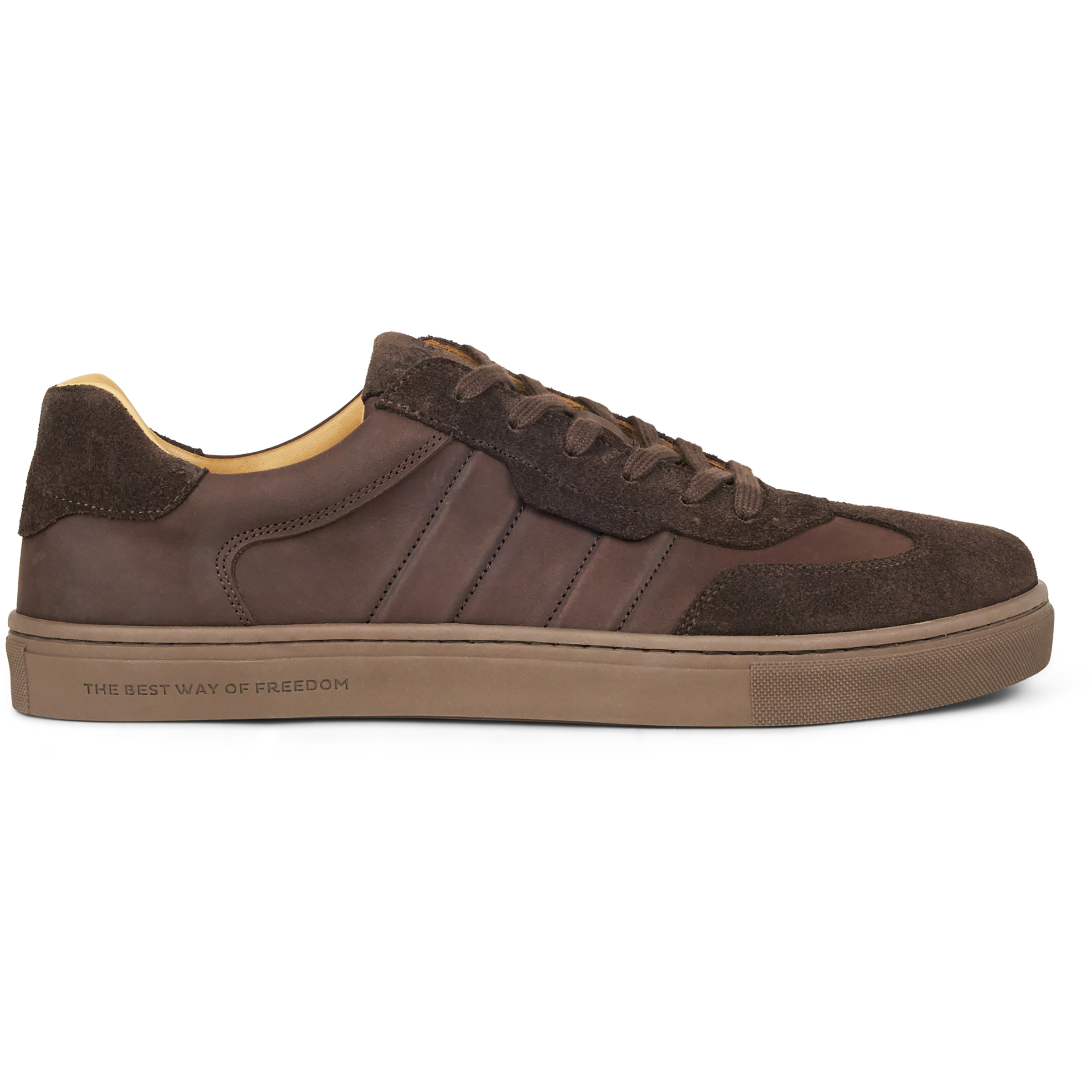 Koel Barefoot Helio Suede Herren Barfußschuhe braun Größe 46 Lifestyle Wasserabweisend