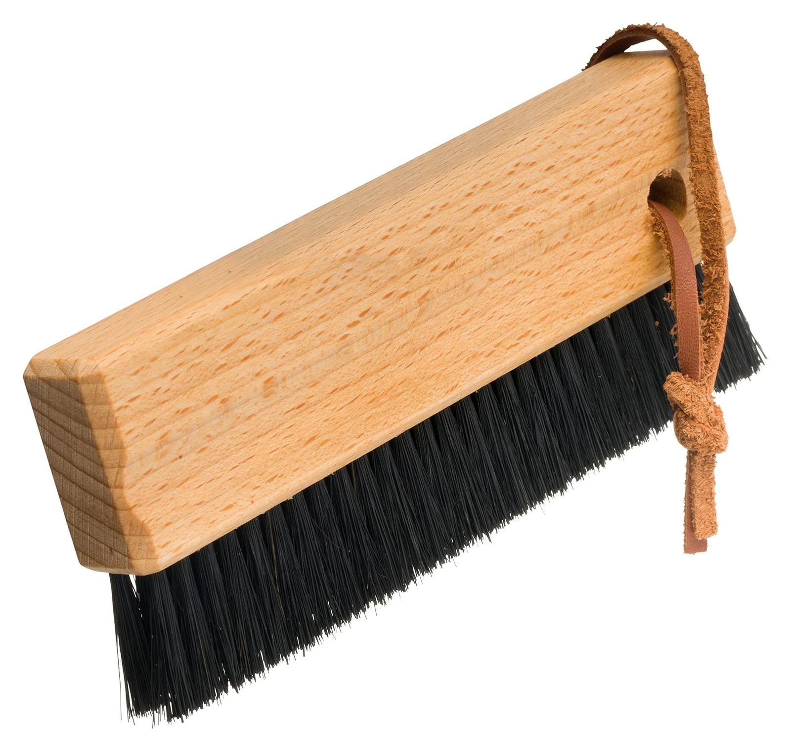 Vliegenraam borstel met houten handvat