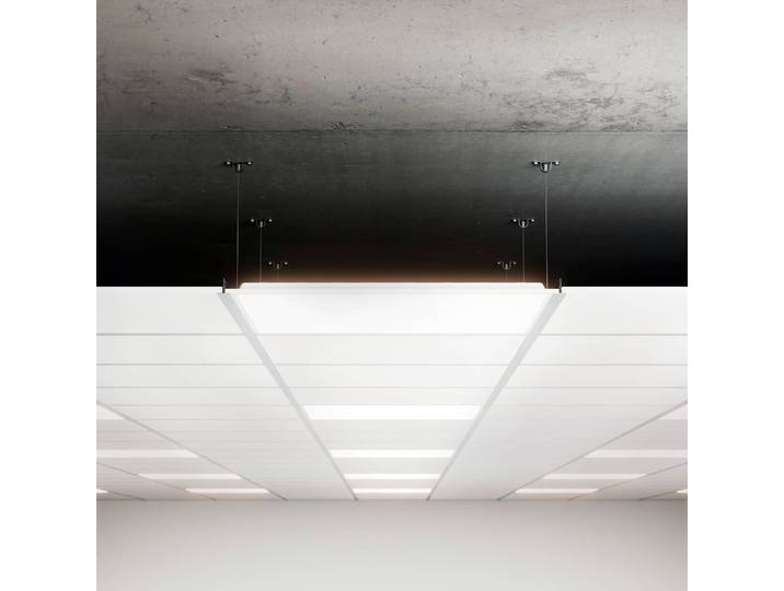Sigor LED Panel Fled Backlit, dimmbar, weiß / opal, für Wohn- / Esszimmer, Kunststoff, Modern, LED Deckenleuchte