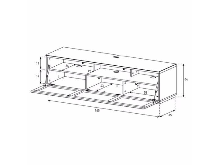 Balcar Nolan 260T white TV-Möbel – TV Möbel – weiss