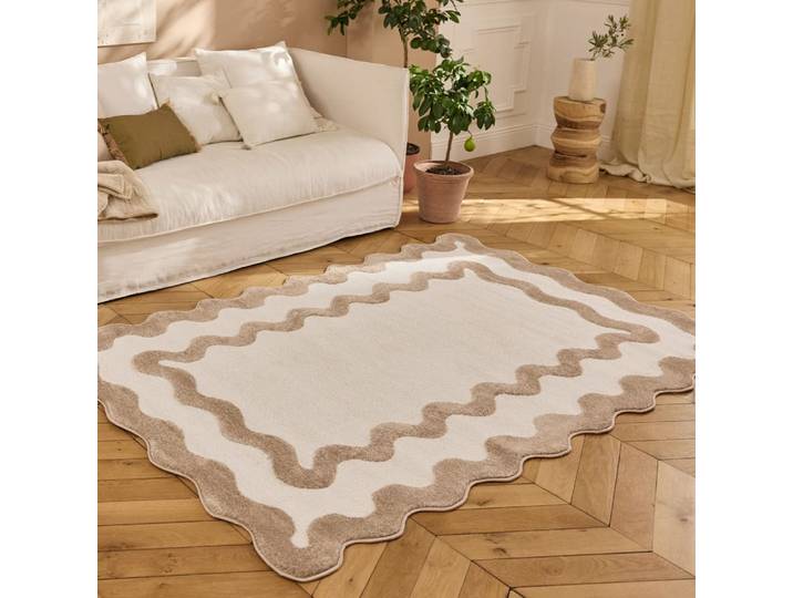 Tapis wavy beige 150x220 cm