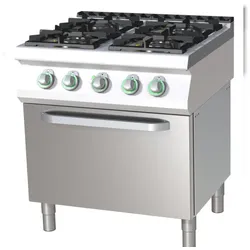RM GASTRO Thermik Serie 700 Gasherd mit Elektro-Backofen SPT-780/11GE