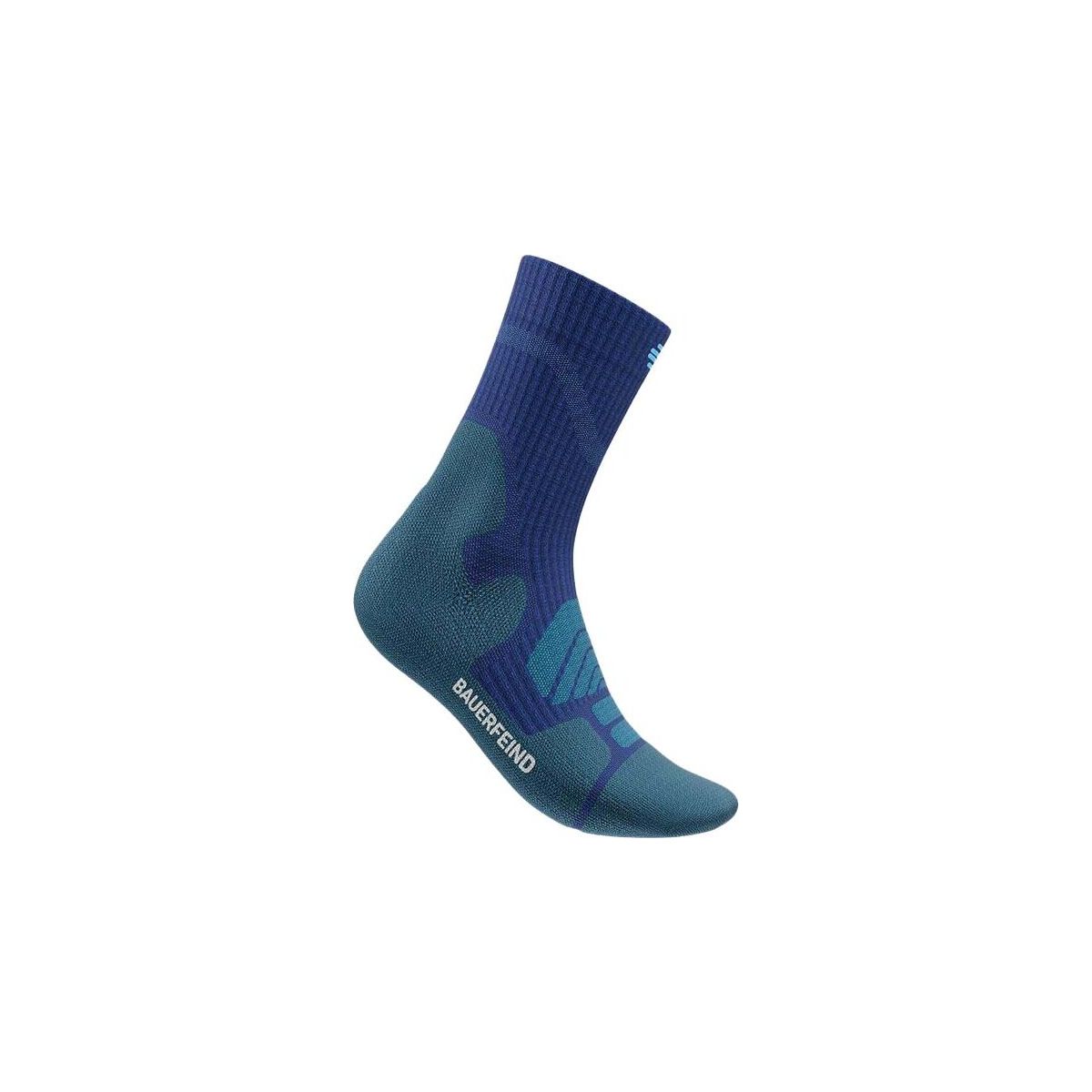 Bauerfeind Outdoor Merino Midcutsocks Men ocean blue (OCE-BLU) 42-45 70000531