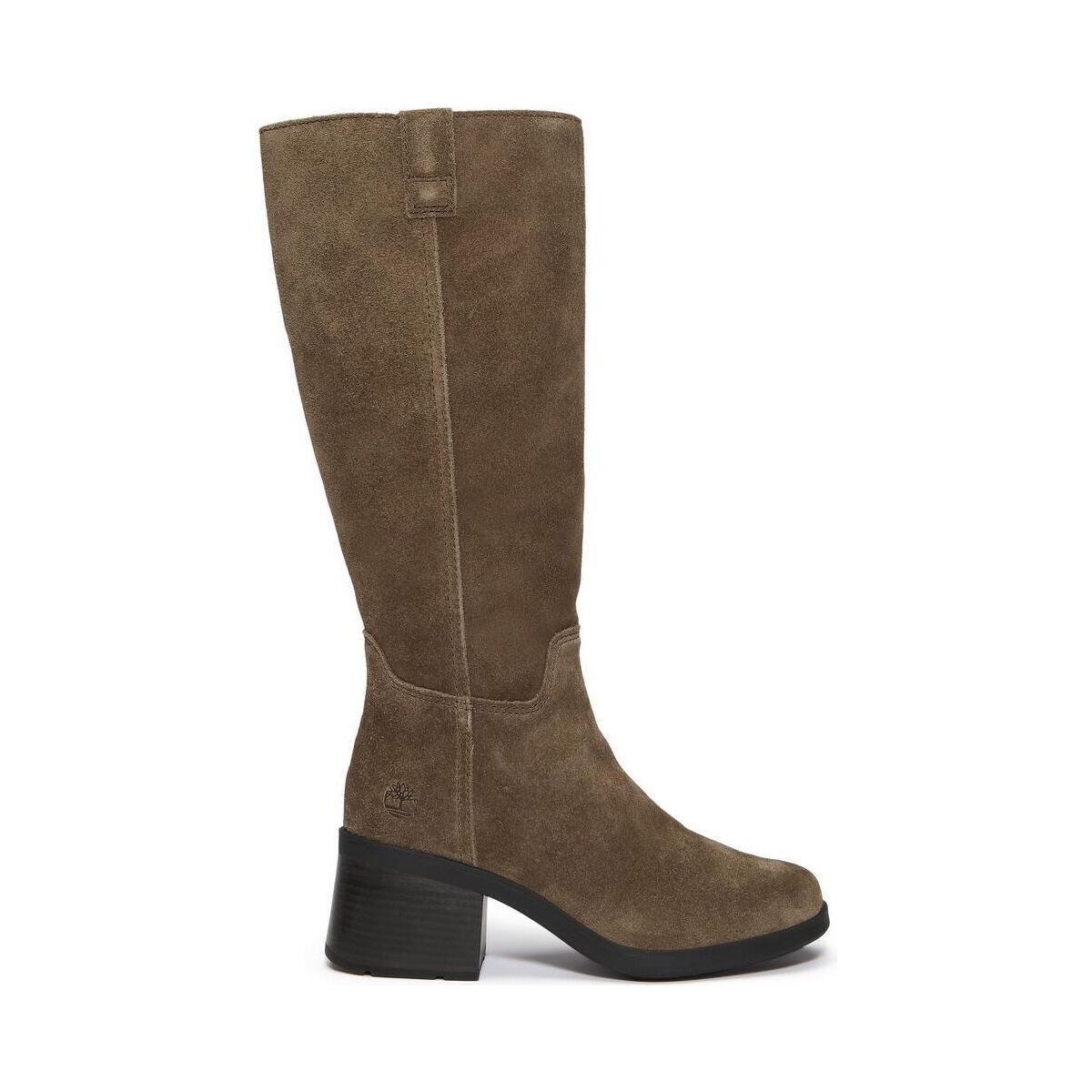 Timberland Womens Tall Zip UP Boot dk brn suede 7 Wide Fit TB0A43M8EIV1-7-Wide Fit