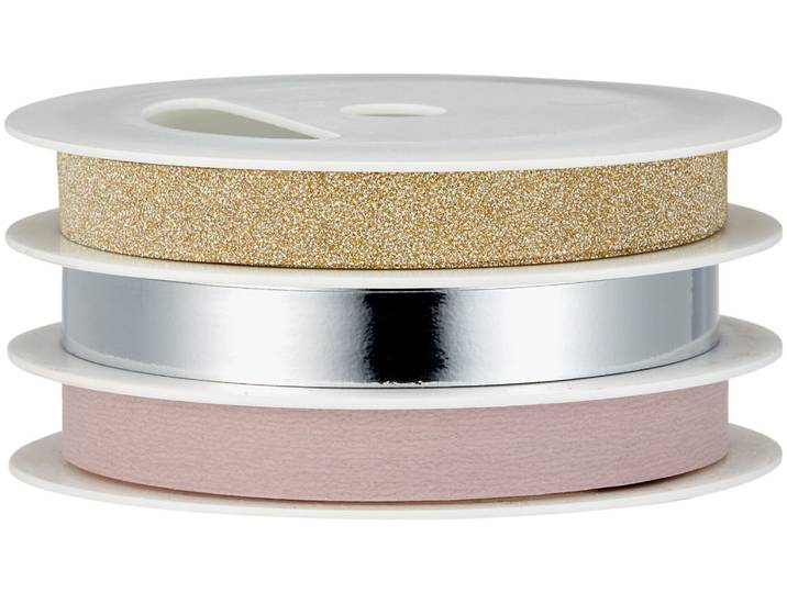 Kombispule 3 Sort. 10mmx7m gold-silber