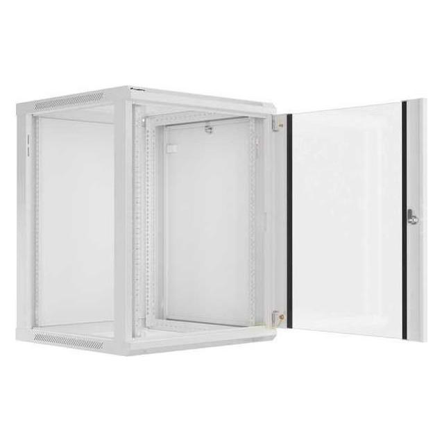 Lanberg Wand- Rack 19 " 15U 600x600mm grau (15 HE, 19 Zoll Rack) (WF01-6615-10S)