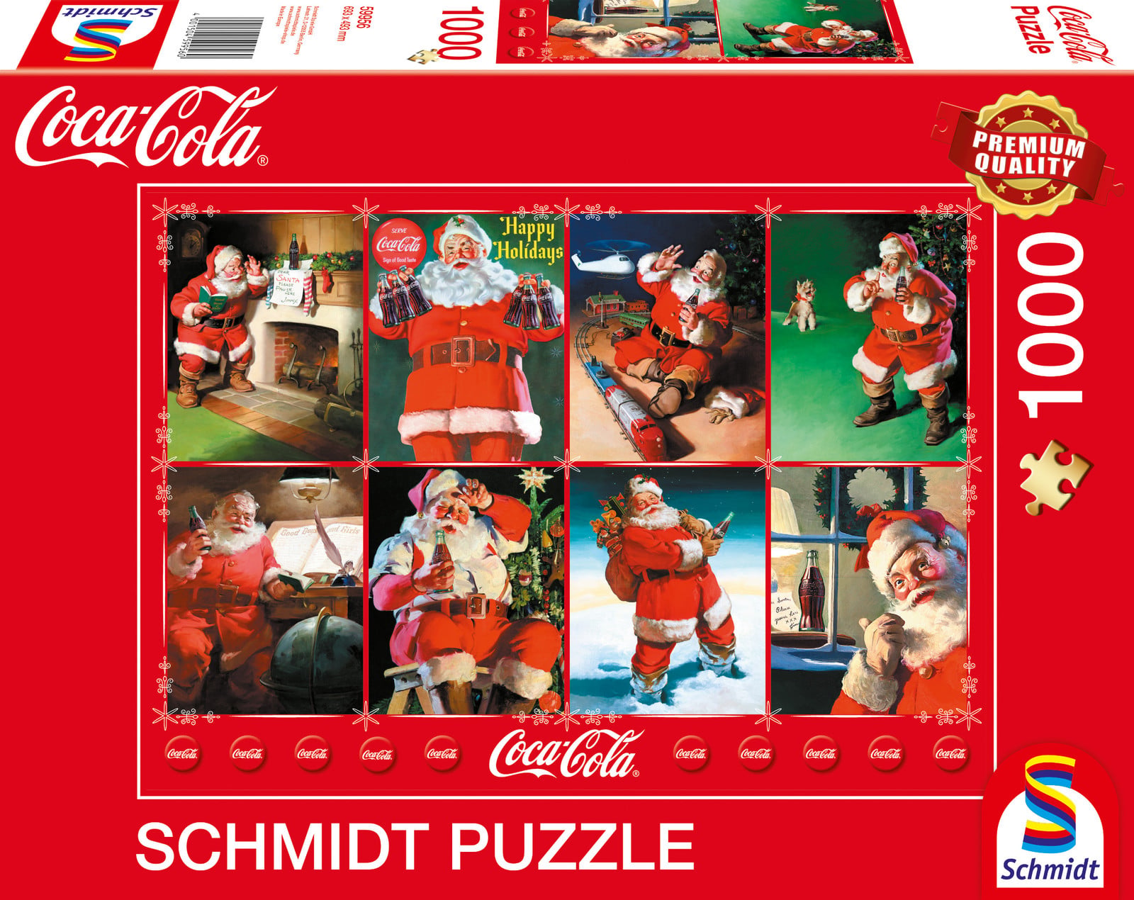 Coca-Cola Kerstman Puzzel 1000 stukjes