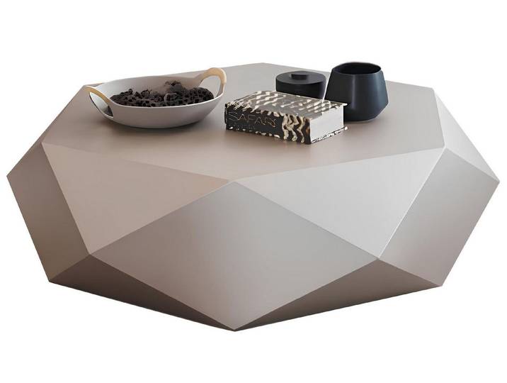 JVmoebel Couchtisch Beiger Couchtisch – Modernes Design mit hochwertiger Verarbeitung, Made in Europa