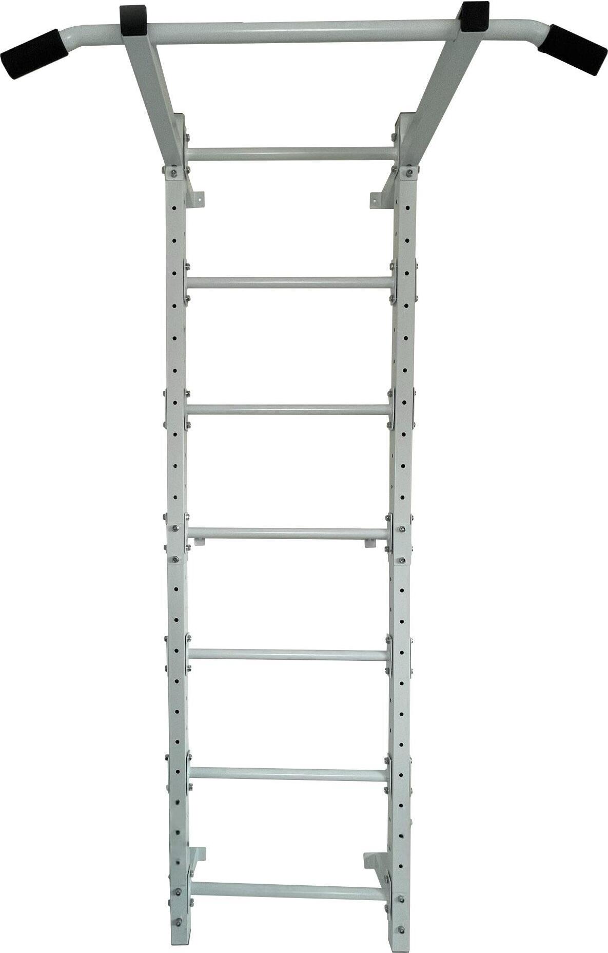 Sprossenwand Klimmzugstange Kletterwand 3 tlg Sportgerät mit Trainingsbank