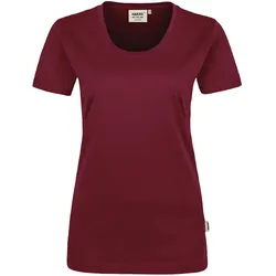 Women-T-Shirt "Classic" 127 - M - weinrot