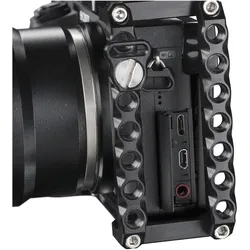 Walimex Aptaris Cage für Sony A6000, A6300, A6500 (Cage), Video Zubehör, Schwarz
