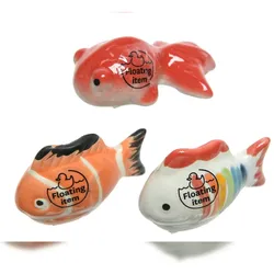 Kaemingk Fisch Deko Schwimmfisch Porzellan Teichdeko  L ca 7 cm 3er Set