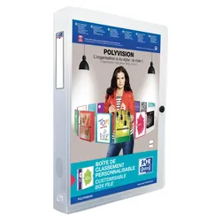 OXFORD Heftbox 4 cm DIN A4 transparent