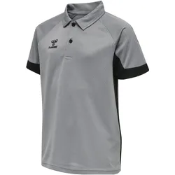 hummel, Unisex, Sportshirt, Lead Functional Kids Polo (116), Grau