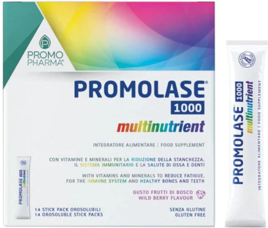 PROMOPHARMA SpA PROMOLASE 1000 MULTINUT14STICK