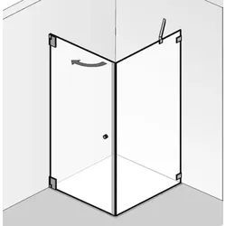 HSK Kienle K.20 Drehtür mit Seitenwand K.20
