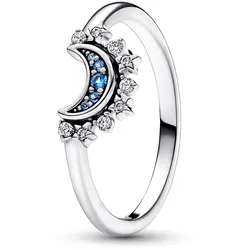 Pandora 192675C01 Damen-Ring Himmlischer Blau Funkelnder Mond, 60/19,1