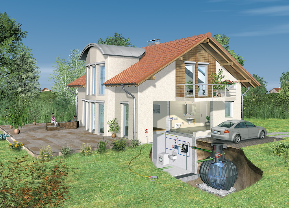 GRAFOTTOGMBH CARAT XL Erdtank-Paket 13000L DN160 Haus Professionell PKW-b 16942079
