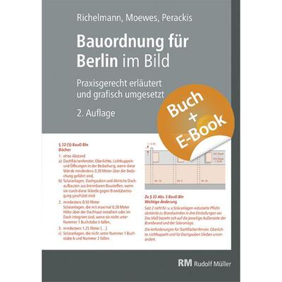 Bauordnung für Berlin im Bild mit E-Book (PDF), 2. Auflage, Set von Dirk Richelmann,Sarah Perackis,Udo Moewes, RM Rudolf Müller Medien GmbH & Co. KG,