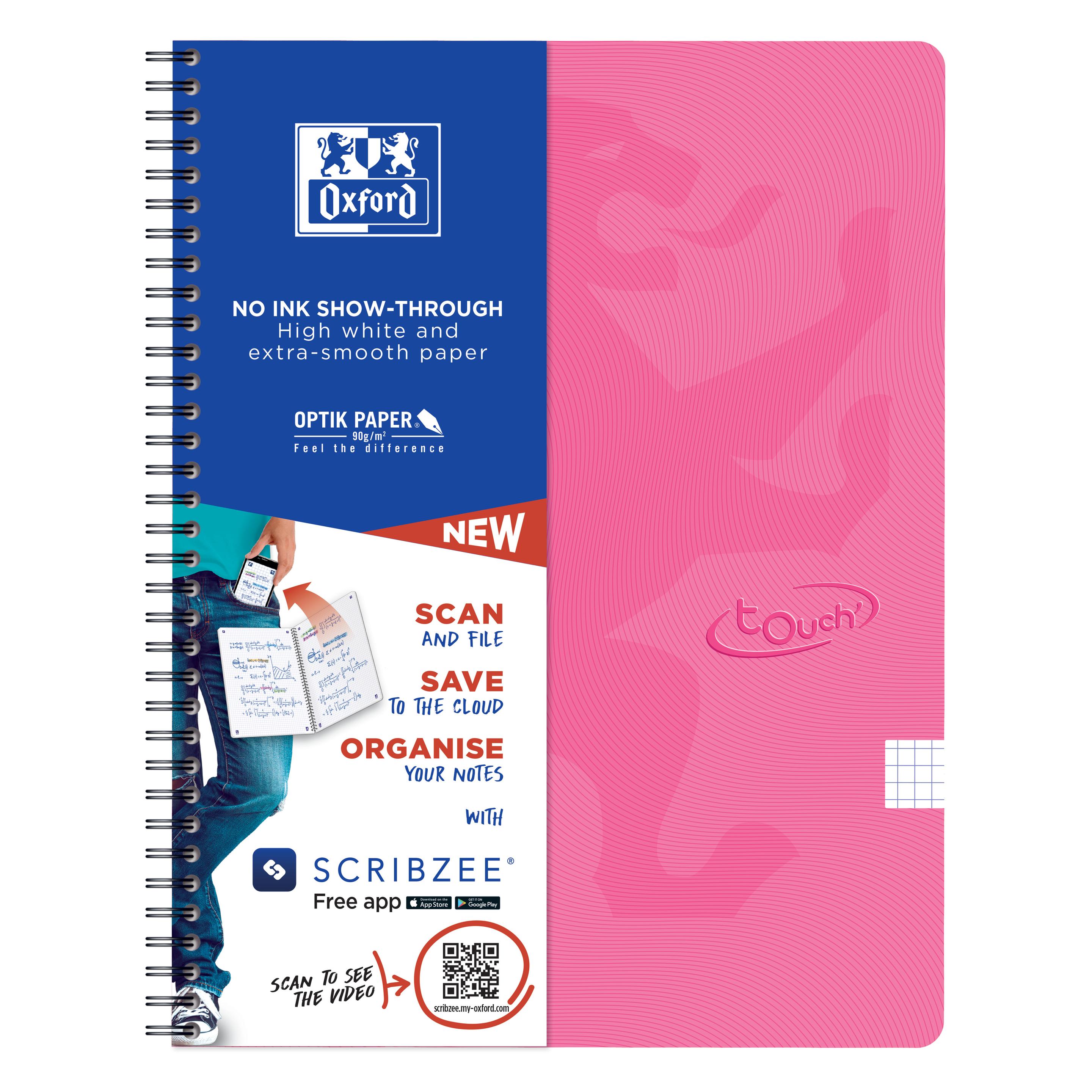Oxford Touch Spiralheft A4 5mm kariert (A4, Kariert) (400118802)