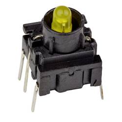 MEC 3FTH940 Multimec 3F Series Schalter 24 V 50 mA tastend Gelb (L x B x H) 10 x 10 x 10.40 mm IP67 1 St.