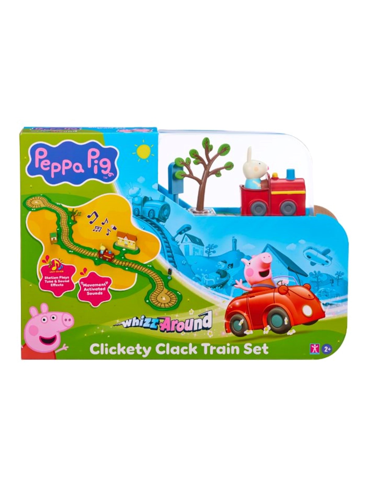 Peppa Pig PEPPA WHIZZ AROUND CLICKETY CLACK TRAIN