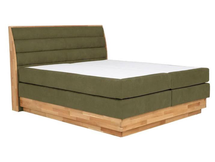 Z2 Boxspringbett MARISSA, olive, Holz