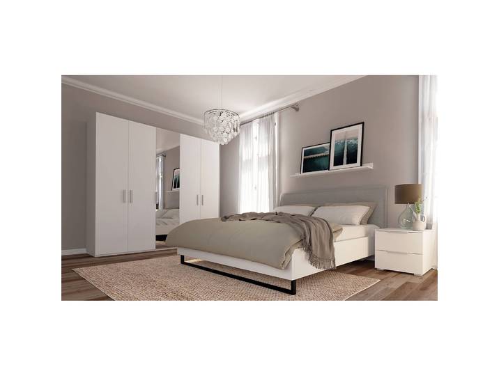 Armoire pure reflect 225 x 236cm Blanc/Blanc alpin