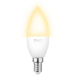 Trust E14 DUO-PACK LED CCT WI-FI Smarte WiFi LED-Kerze, Lichtstimmung weiß, Fassung E14, von Ihrem Smartphone/Tablet zu steuern