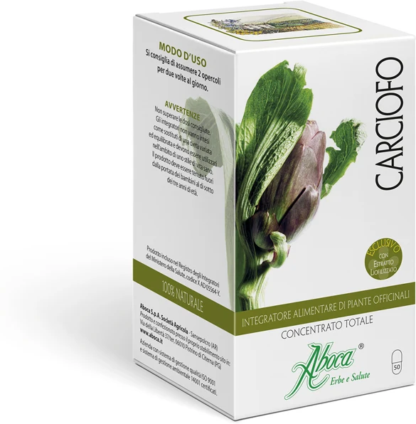ABOCA SpA SOCIETA' AGRICOLA Aboca Carciofo, 50 opercoli