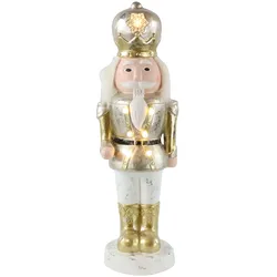 Nussknacker Gold – Festliche Figur aus Magnesia & Keramik im luxuriösen Design