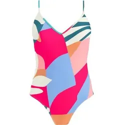 BARTS Damen Badeanzug Congee V-Neck One Piece, Größe 36 in Rot Rot