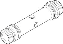 Dornbracht Nippel Duschstele TARA. 09240423190 roh