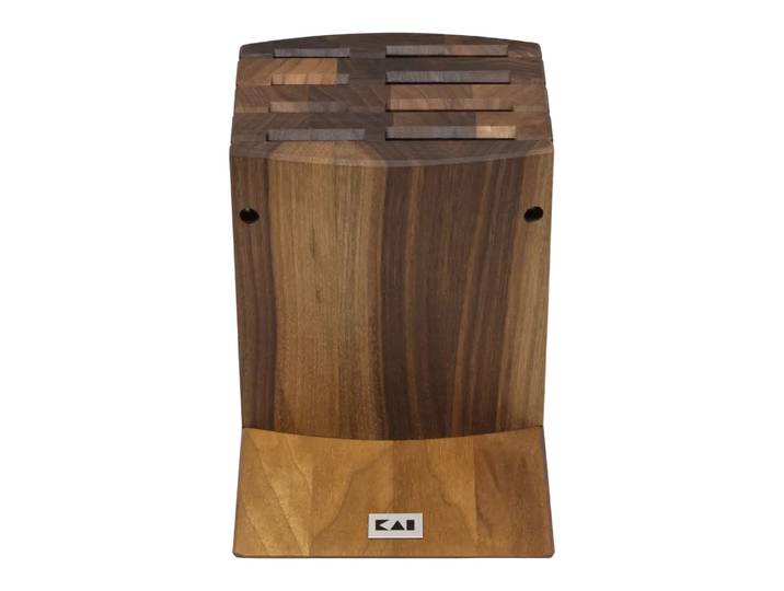 Messerblock Shun, Kai, nussbaumfarbig, Holz