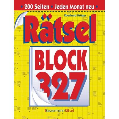 Rätselblock 327, Taschenbuch von Eberhard Krüger, Bassermann, 978-3-8094-4823-5