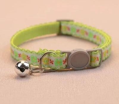 Uplifted Finds Fashion Floral Embroidered Cat Collar With Cute Lace And Safety Bell 5