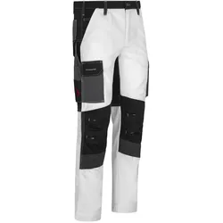 Bundhose "StretchZone® Canvas - 46 - kurz - Weiß