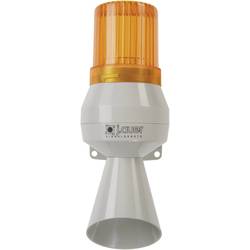 Auer Signalgeräte Kombi-Signalgeber Xenon KLF Orange Blitzlicht, Einzelton 230 V/AC 710121113